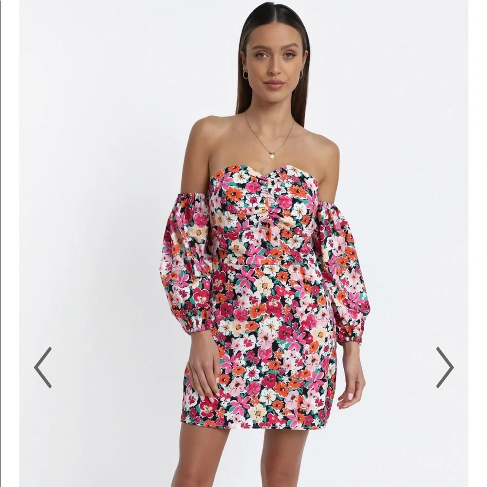 DAKOTA DRESS IN PINK FLORAL - L - Picture 4 of 6